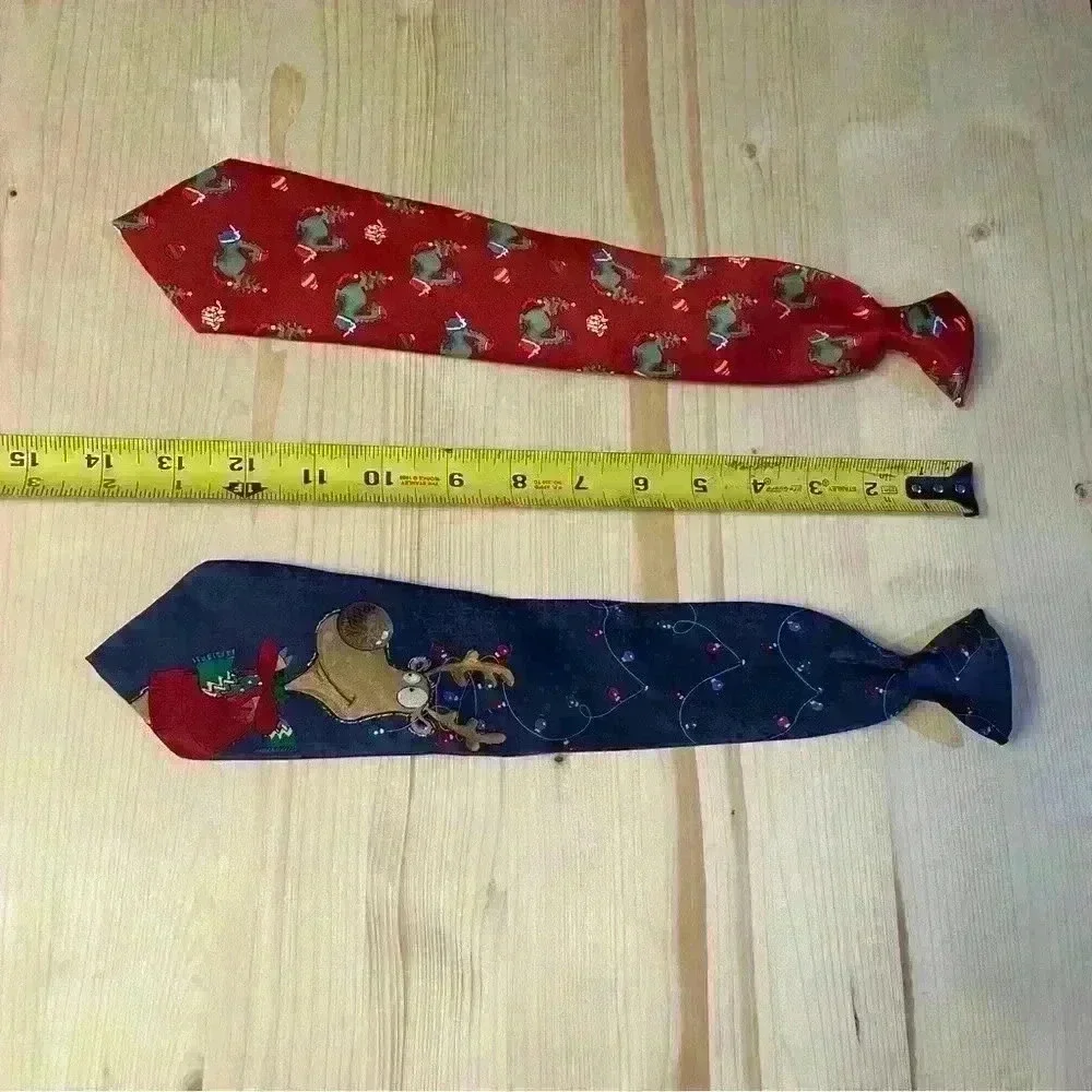 Christmas youth clip on ties for young men
